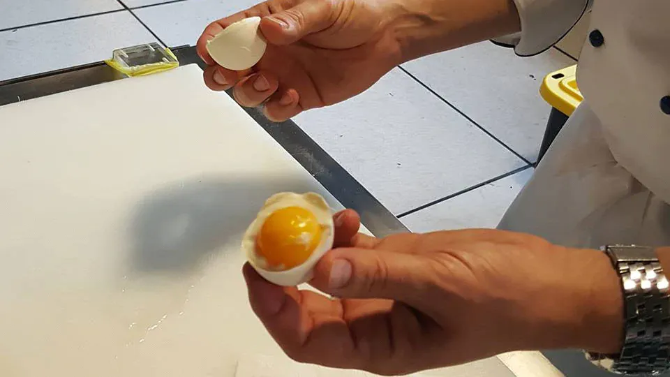 Professional kitchen equipment row