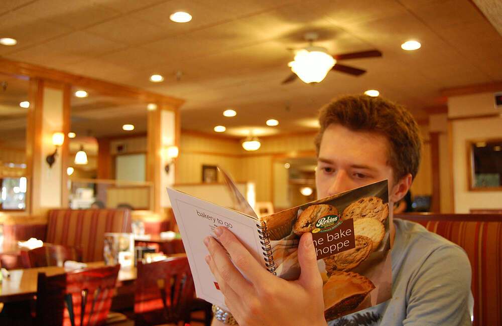 the standard restaurant menu