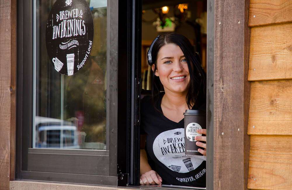 drive thru coffee shop