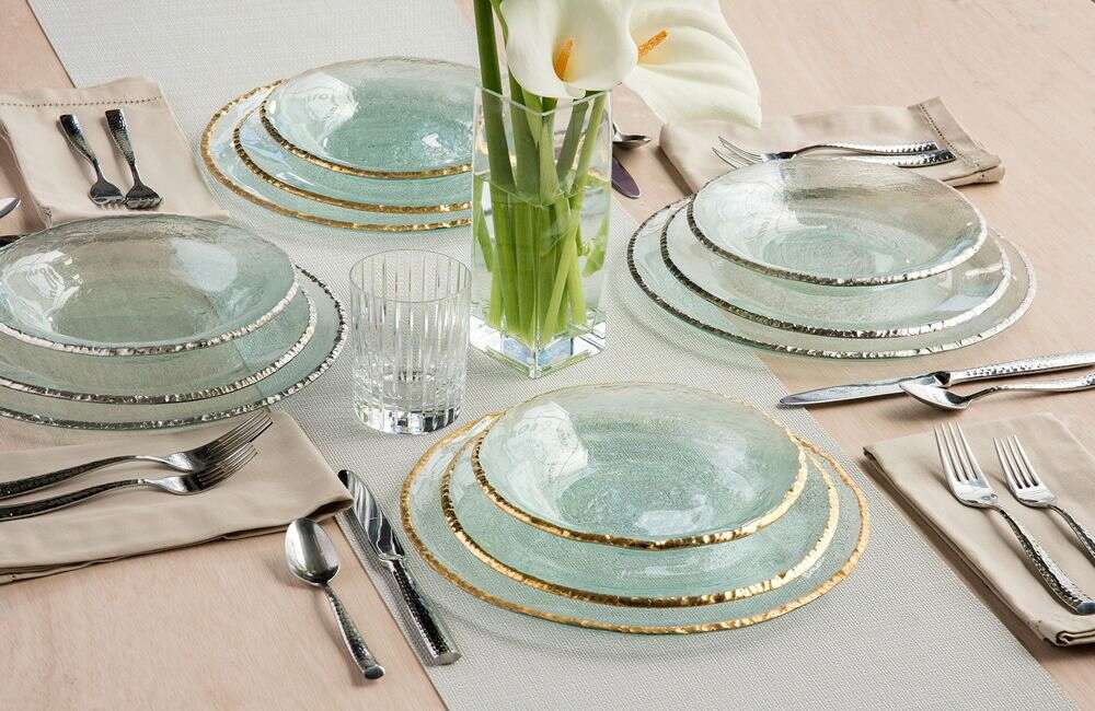 glass dinnerware