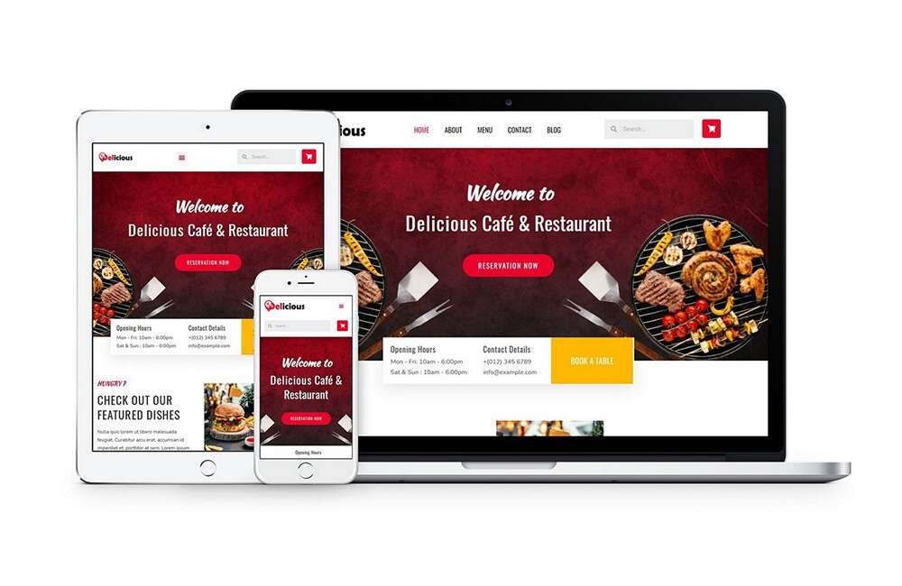 restaurant website builders