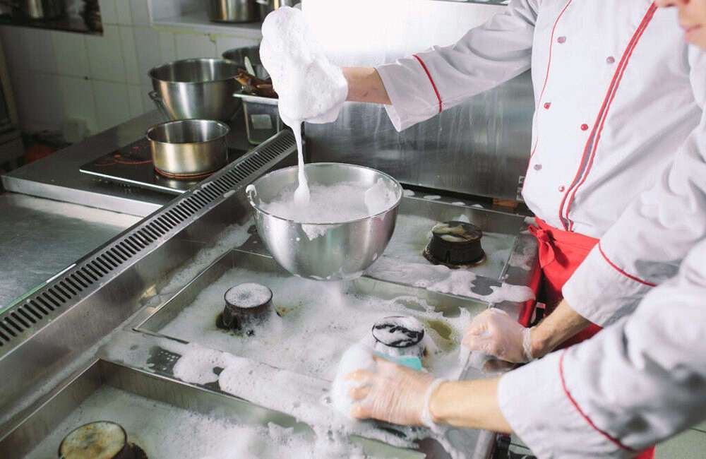 kitchen grease cleaner