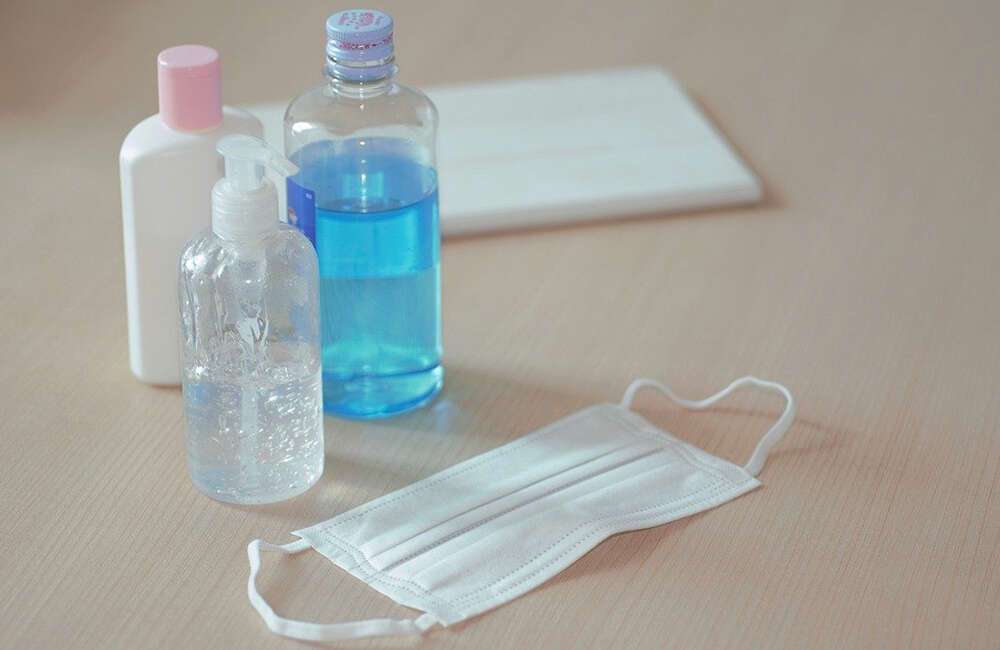 kitchen cleaning supplies