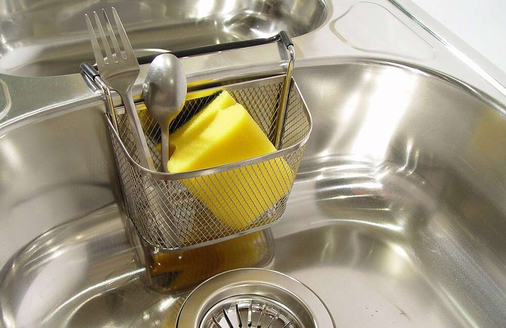 commercial stainless steel sink