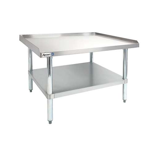 Admiral Craft Equipment Corp Admiral Craft ES-3048, 30x48-inch Stainless Steel Equipment Stand with Galvanized Undershelf and Legs