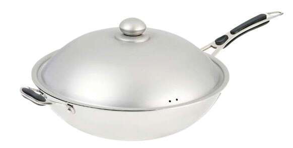 Admiral Craft Equipment Corp Adcraft IND-WOK, Induction Ready Wok with Cover