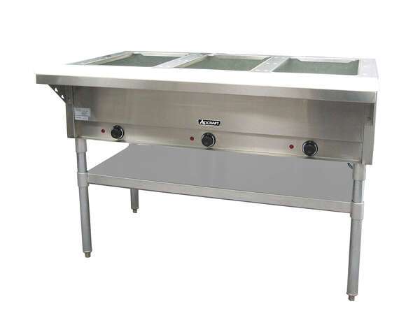 Admiral Craft Equipment Corp Adcraft ST-120/3, 3 Bay Steam Table