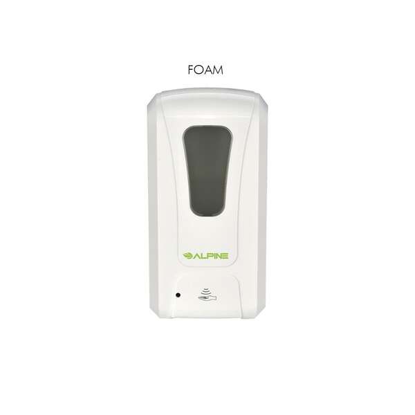 Alpine Industries Set: One Automatic Foam Soap/Sanitizer Dispenser and One 1-Gallon Foam Hand Sanitizer