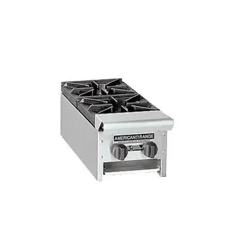 American Range ARHP-12-2, Counter Unit, 12 inch 2-Burner Manual Control Hotplate, NSF