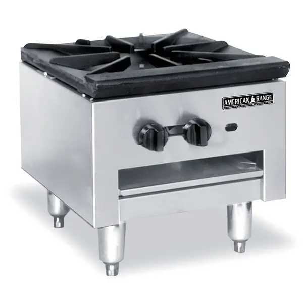 American Range SPSH-18, Economy 1-Burner Manual Control Stock Pot Gas Range, NSF