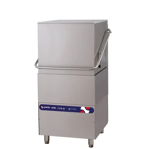 AMPTO 1510, High Temperature Hood Dishwasher with Booster