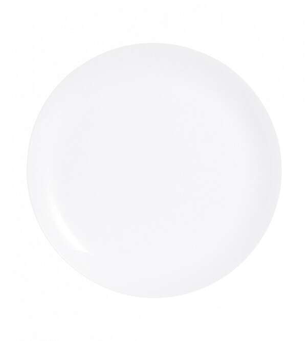 Arcoroc N9361ARC 10" Evolutions Round White Glass Plate, 24/CS