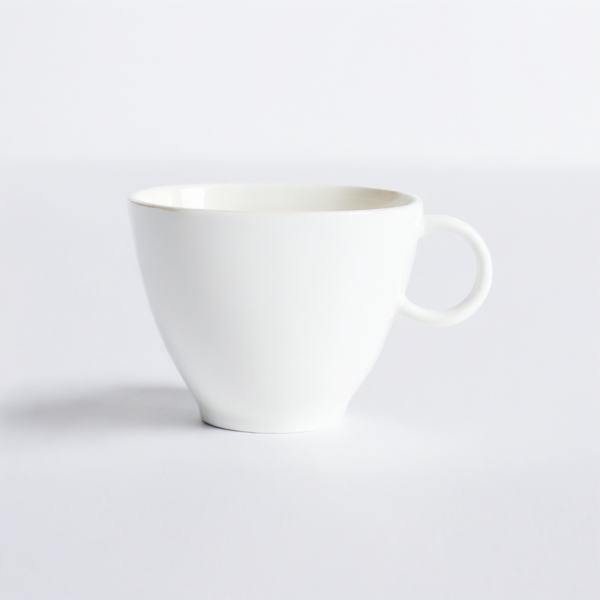 Arcoroc R0928, 8 Oz Vintage White Porcelain Cup, 24/CS