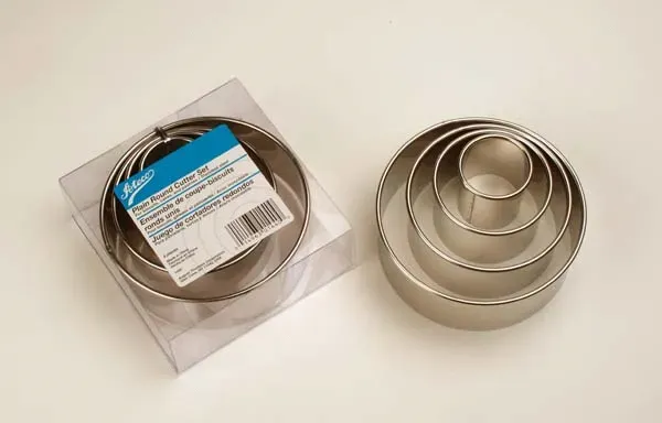 Ateco 1440, Set of 4 Stainless Steel Round Cutters