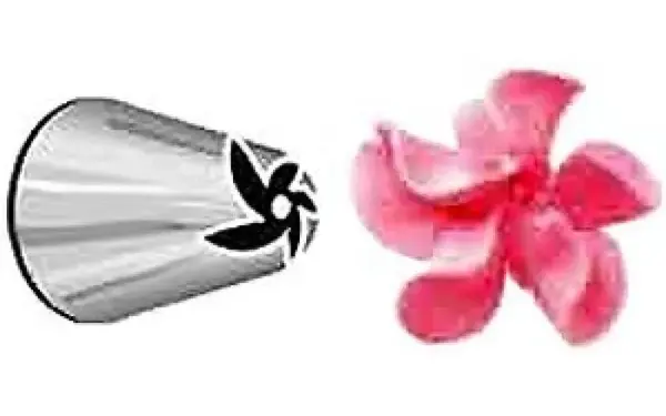 Ateco 191, Medium 5-Petal Drop Flower Decorating Tip