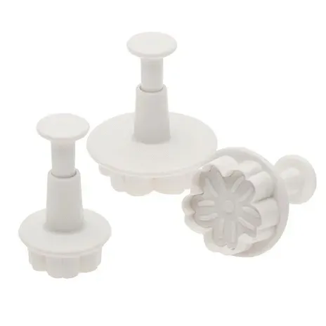 Ateco 1951, Daisy Sugar Paste Cutters, Set of 3