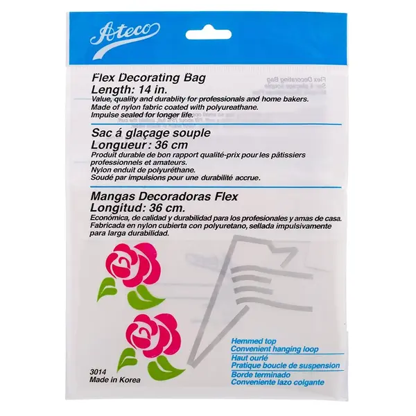 Ateco 3014, 14-Inch Flex Pastry Decorating Bag