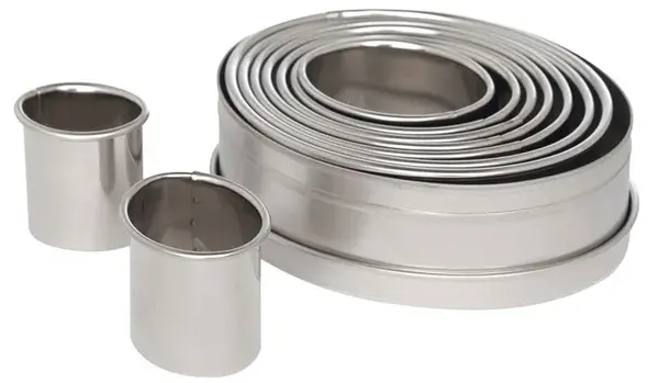 Ateco 5254, Plain Oval Cutters, Set of 9