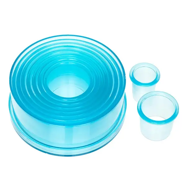 Ateco 5757, Plain Round Cutters, Set of 9