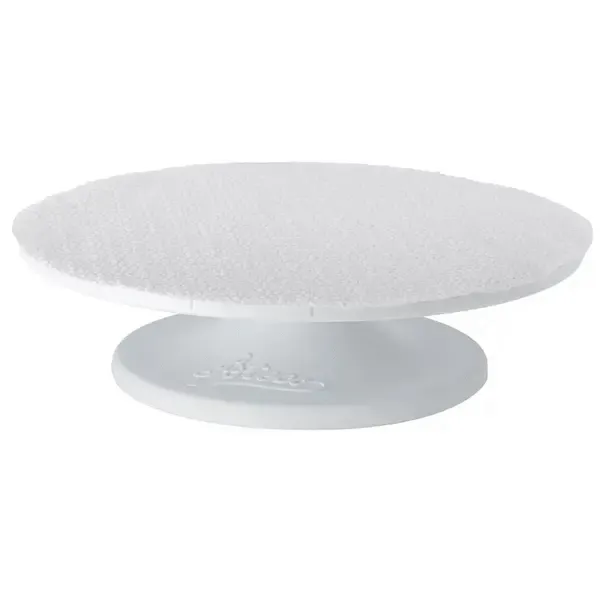 Ateco 610, 12-Inch Plastic Revolving Cake Stand with Non-Slip Pad