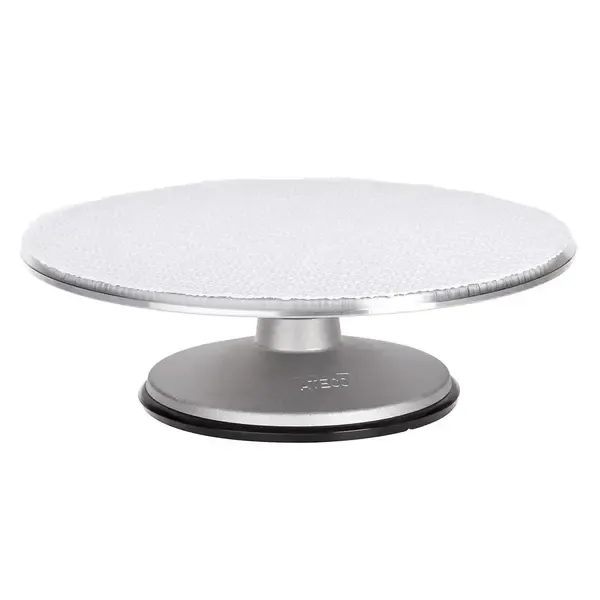 Ateco 613, 12-Inch Metal Revolving Cake Stand with Non-Slip Pad