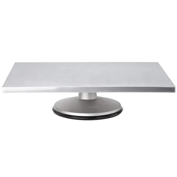 Ateco 614, 12 x 16-Inch Metal Rectangular Cake Stand