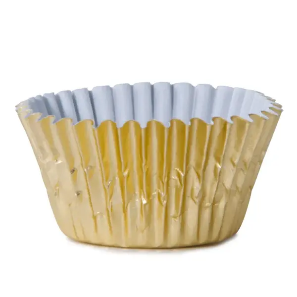 Ateco 6401, 1 x.75-Inch Gold Baking Cups, 200 per Box