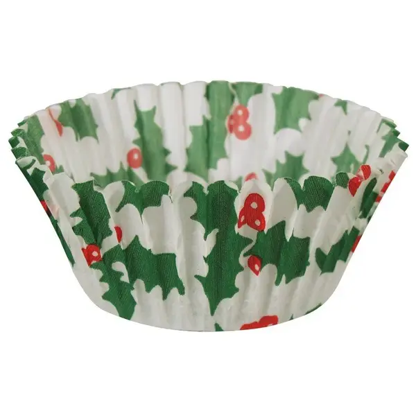 Ateco 6405, 1 x.75-Inch Holly Baking Cups, 200 per Box