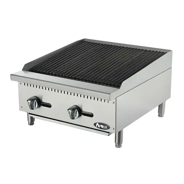 Atosa CookRite ATCB-24, 24-Inch Heavy Duty Char-Rock Broiler