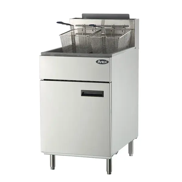 Atosa CookRite ATFS-75, 75-LВЅ Heavy Duty Deep Fryer, Stainless Steel