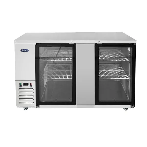 Atosa MBB69GGR 69-Inch Glass Door Back Bar Cooler