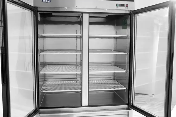 Atosa MCF8703GR Bottom Mount 2-Glass Door Freezer