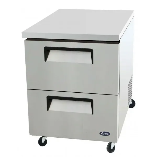 Atosa MGF8415GR, 27-Inch 2-Drawer Undercounter Refrigerator