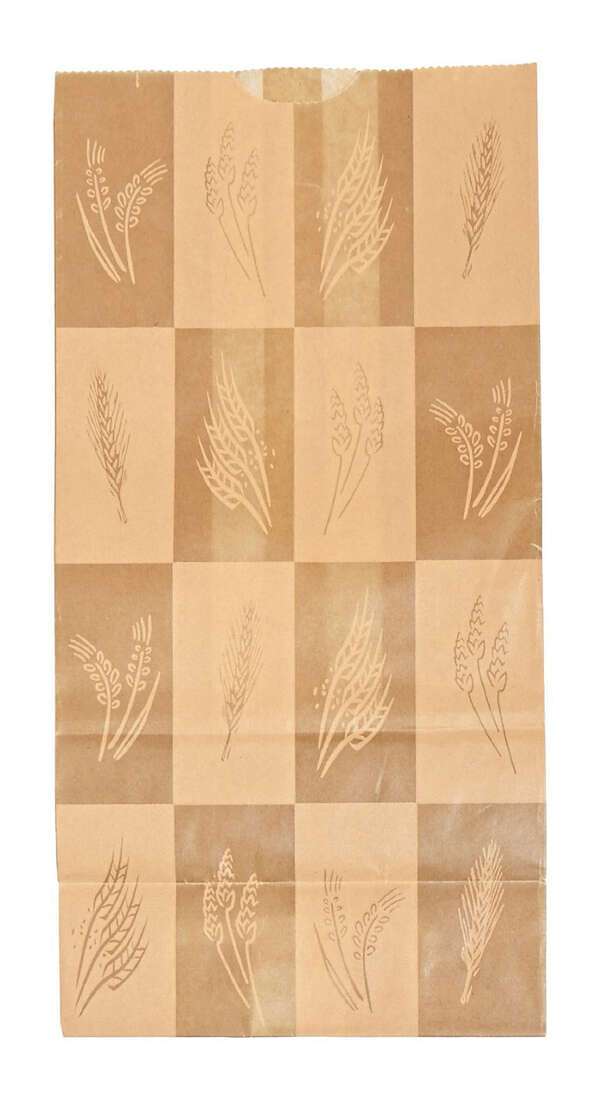 Bagcraft Papercon 300284, 8-Pound Ecocraft Waxed Bakery Bag, Artisan Design, 500/CS