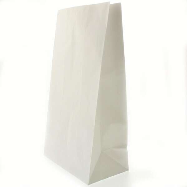 Bagcraft Papercon 4216WB2000, 4x2.5x16-Inch White Paper Bag, 2000/PK