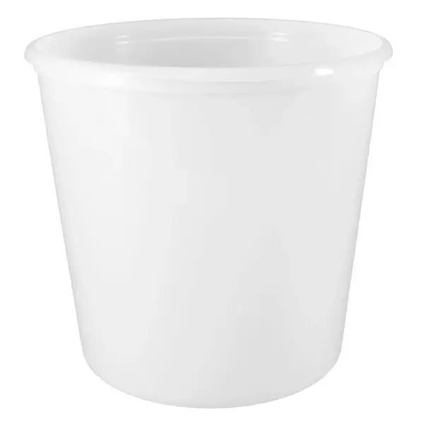 Berry Plastic T811166, 168 Oz White Plastic Containers, 120/CS. Lids Are Sold Separately