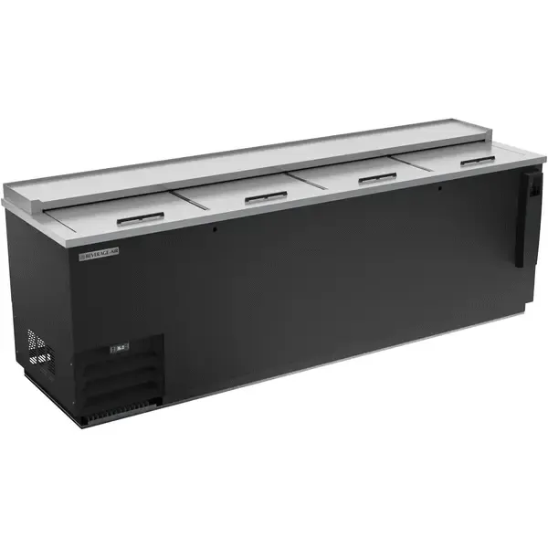 Beverage Air DW94HC-B, 94-Inch Standard Bottle Cooler in Black