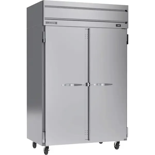 Beverage Air HF2HC-1S, Horizon Top Mount Solid Double Door Reach-In Freezer