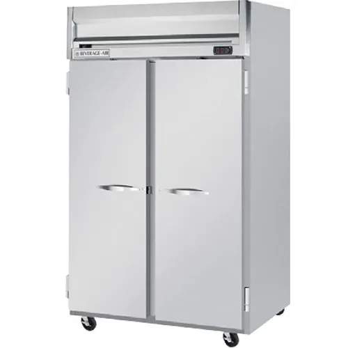 Beverage Air HR2-1S, 52-Inch Two Section Solid Door Reach-in Refrigerator, UL-EPH, CUL, UL, cULus, Energy Star