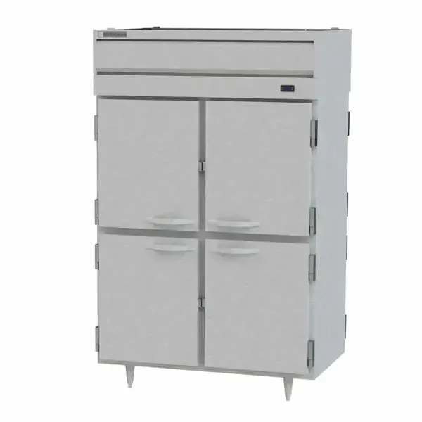 Beverage Air PRD2HC-1AHS, 52.13-Inch 48.0 cu. ft. 2 Section Solid Half Door Pass-Thru Refrigerator