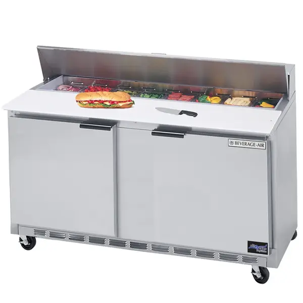 Beverage Air SPE60-10, 60-Inch Refrigerated Salad and Sandwich Prep Table, UL, cUL, UL-EPH, NSF