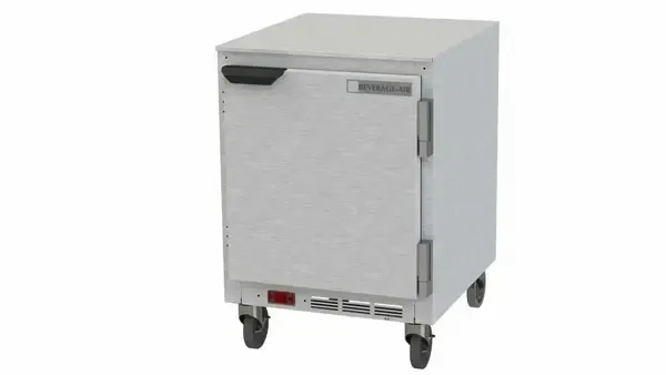 Beverage Air UCF24HC, 24-Inch 1 Section Undercounter Freezer with 1 Right Hinged Solid Door