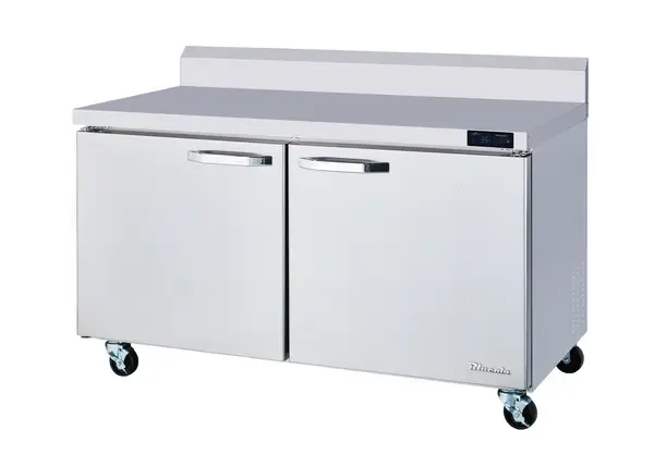 Blue Air BLUR60-WT-HC, 60-inch 2 Swing Doors Worktop Refrigerator, 16.5 Cu. Ft.
