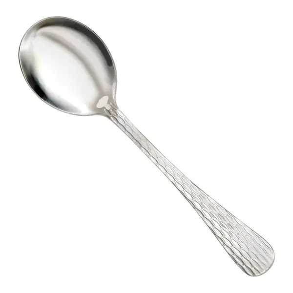 - 0023-04, Caspian Bouillon Spoon, 18/2 Medium Weight, DZ