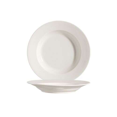 C.A.C. 101-38, 8 Oz 8-Inch Lincoln Rim Soup Plate, 3 DZ/CS