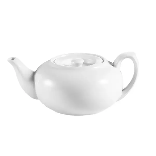 C.A.C. 101-TPW-2, 32 Oz 8-Inch Lincoln Porcelain Teapot, DZ