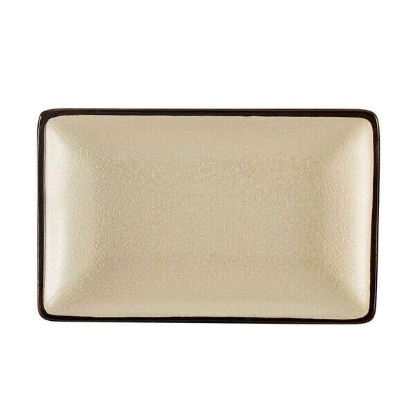 C.A.C. 666-33-W, 5-Inch Rectangular Non-Glare Glaze White Platter, 3 DZ/CS