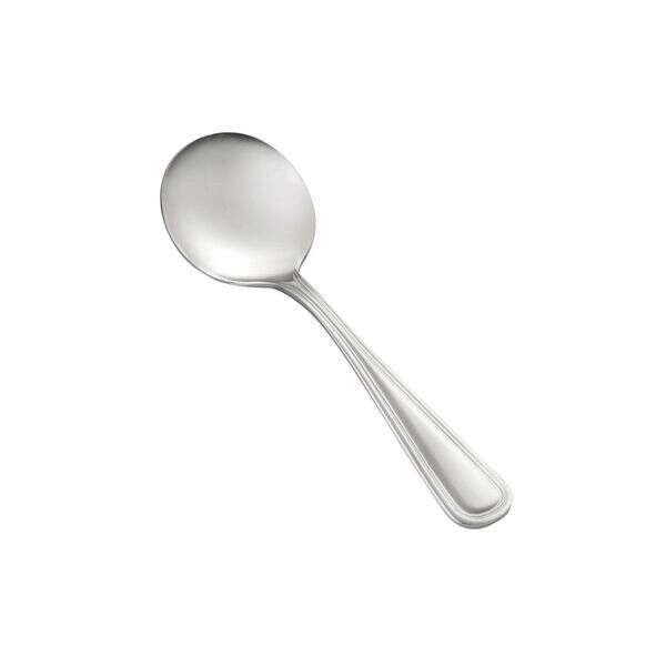 C.A.C. 8002-04, 5.87-Inch 18/8 Stainless Steel Elite Bouillon Spoon, DZ
