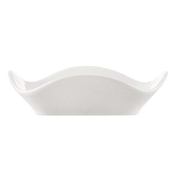 C.A.C. AFD-5, 5.5-Inch White Porcelain Alice Floral Dish, 4 DZ/CS