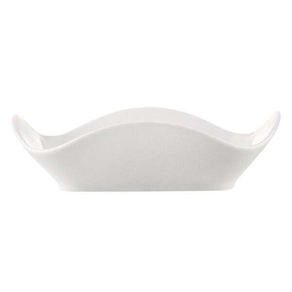 C.A.C. AFD-8, 8.5-Inch White Porcelain Alice Floral Dish, 2 DZ/CS